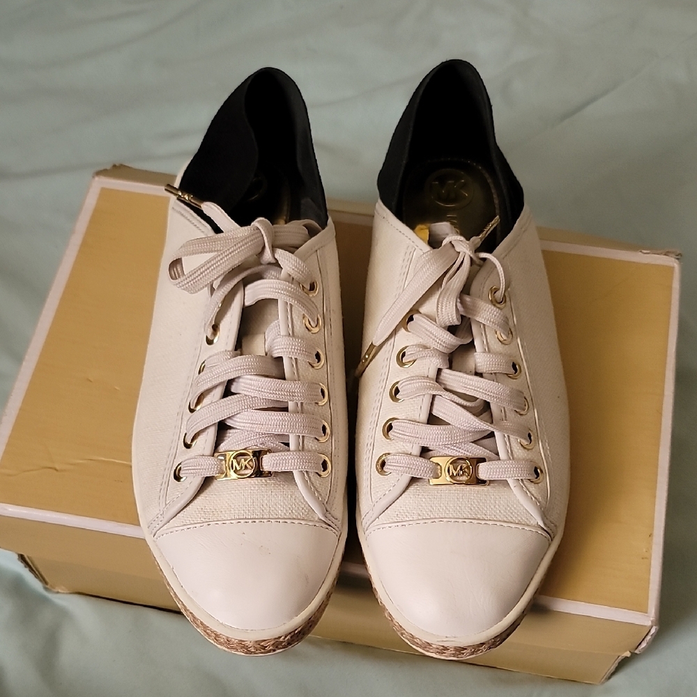 Michael Kors Women's Cream Sneakers